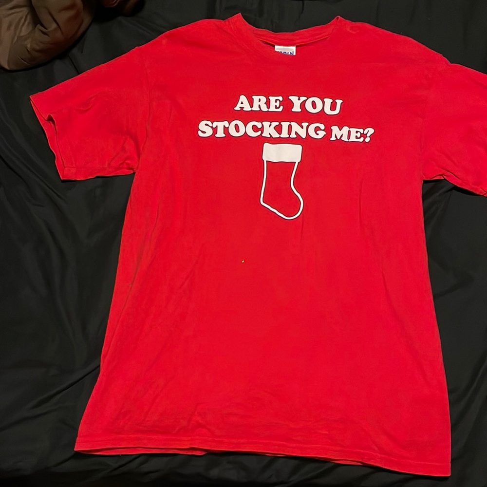 M christmas shirt